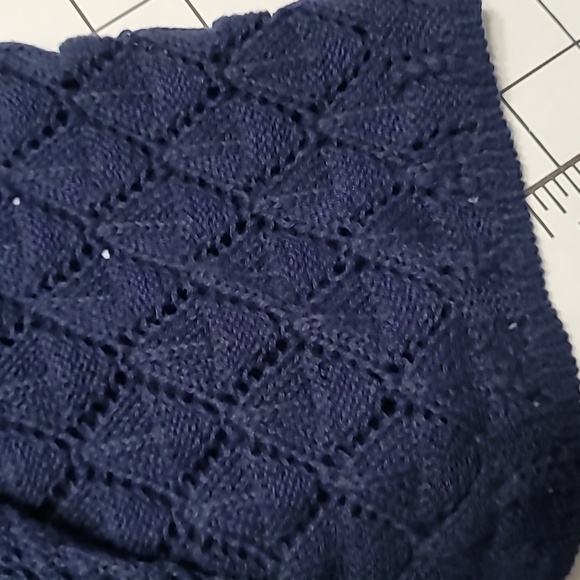 WOMENS Catherine's navy sweater duster short‎ sleeve 1X 18/20W Preloved - Picture 8 of 9